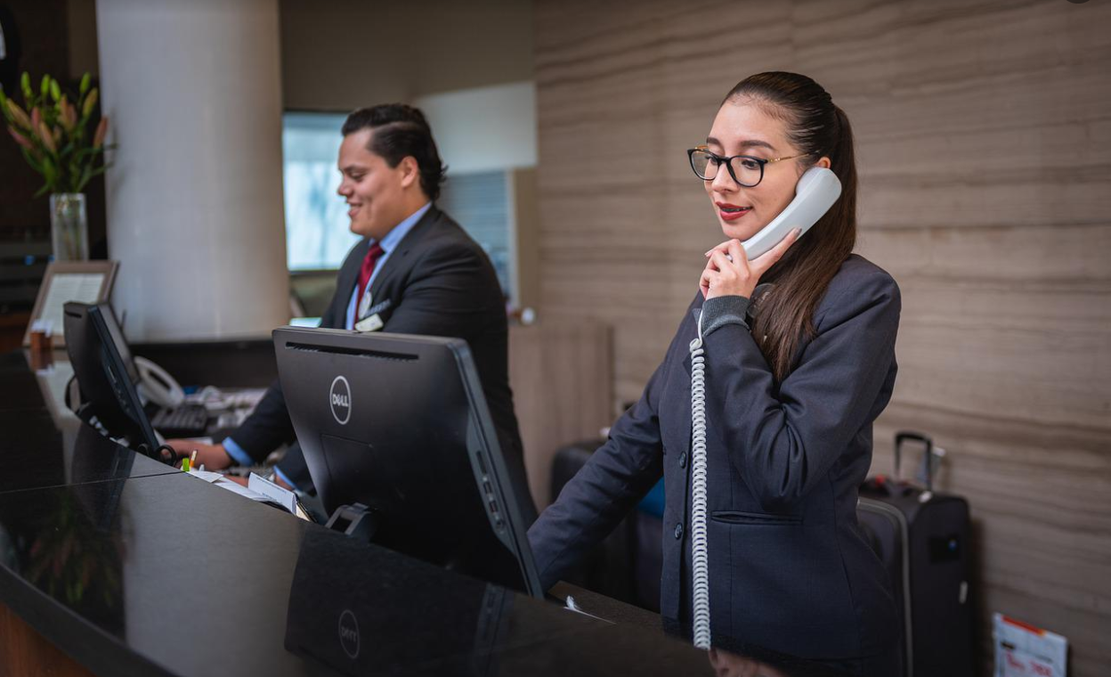 Hotel Reservations Procedure - Receptionists at Work