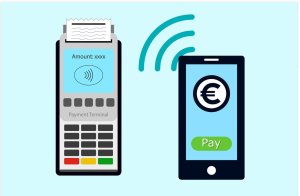 An image of cashless payment system