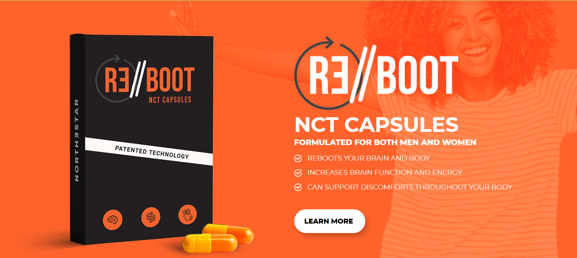 An image reboot NCT capsules - the north star nutrition