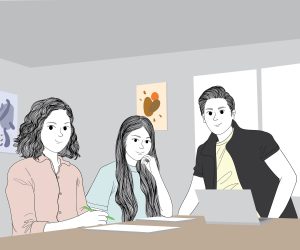 An image of employees